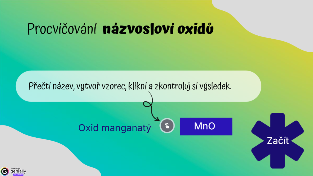 Procvičování oxidů